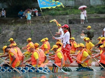 迟来的温州端午龙舟照片(前垟洞龙迷摄)