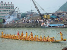 2005年温州传统龙舟 宵箕涂江浦