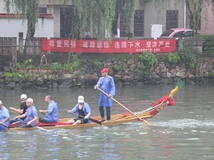 140530乐清东河初二传统龙舟图02 吴应存摄