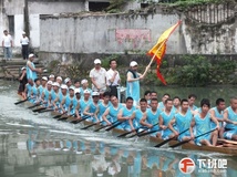 乐清南北拳协会龙舟上水图