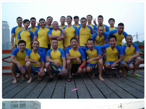 跃龙新队服 合影照