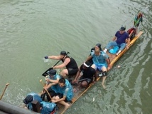 端午那天老外落水了
